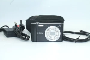 Sony Cyber-Shot DSC-W800 20.1MP Digital Camera + Charger, Case & 16GB SD - VGC - Picture 1 of 15