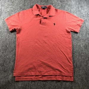 Polo Ralph Lauren Polo Para Hombres Mediano Rojo Calce Clásico Poni Bordado Algodón - Imagen 1 de 7