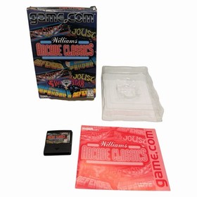 Tiger Game.com 1997 WILLIAMS ARCADE CLASSICS Cartridge 71-722 Box Manual TESTED