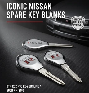 Ersatzschlüsselrohling mechanisch Schlüsselblatt für GTR R32 R33 R34 Skyline 400R Nismo - Bild 1 von 17
