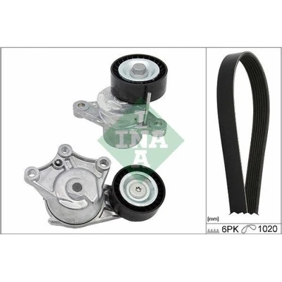 Kit Cinghia Trapezoidale Schaeffler Ina 529 0323 10 per Citroen Peugeot DS - Immagine 1 di 2