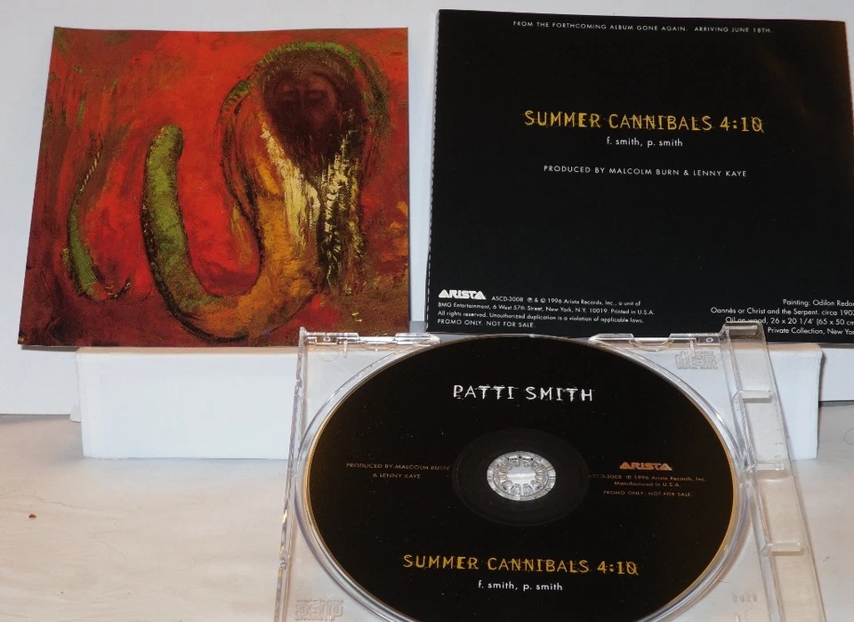 Patti Smith -  Summer Cannibals Promotional ONLY CD Singl ** Free Shipping** Foto 1 de 1