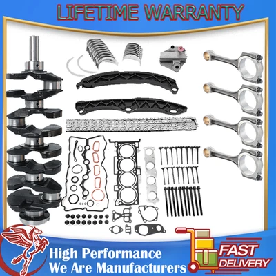 For Hyundai Santa Fe Sonata Tucson Kia Optima 2.4L Engine Rebuild Overhaul Kit - Image 1 of 4