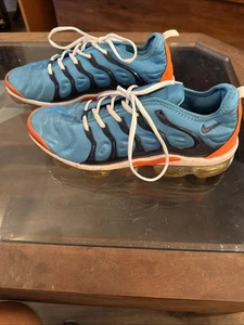 Nike Air VaporMax Plus Blue Orange 924453-121 Men's Size 10 - Picture 1 of 8