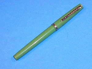 PENNA DI RIEMPIMENTO CARTUCCIA VINTAGE ESTERBROOK VERDE PALLIDO CON FONTANA PENNINO 1555 - Foto 1 di 3