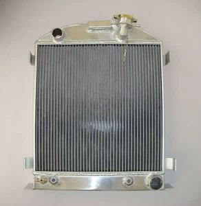 ALL ALUMINUM RADIATOR FORD-Model 1935-1936 CHEVY-V8-Engine 3 ROW Stock Height - Picture 1 of 4