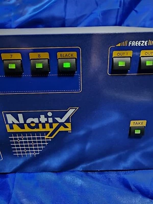 ANALOG WAY NTX-8022A NATIX 8x2 SEAMLESS Hi RES MATRIX SWITCHER P/R  - Image 1 of 4