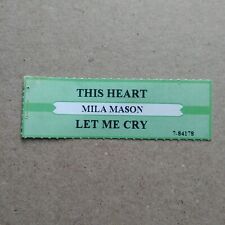 MILA MASON This Heart/Let Me Cry JUKEBOX STRIP Record 45 rpm 7"