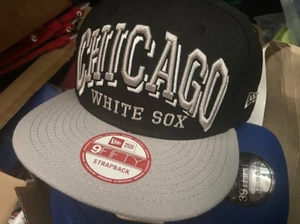 NWT New Era CHICAGO WHITE SOX 9FIFTY Strapback Cap 950 MLB Adjustable Hat NEW - Picture 1 of 3