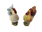 Large Vintage Rooster And Hen Salt And Pepper Shakers Cic China Sw Farmhouse