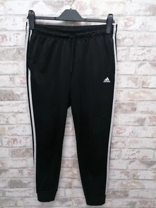 Adidas Vintage - tracksuit bottoms - size 12-14 UK - Black & White - Picture 1 of 16