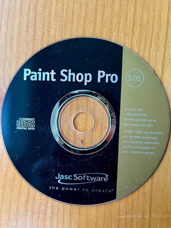 JASC PAINT SHOP PRO VERSION 5.01 FOR WINDOWS - Image 1 of 1