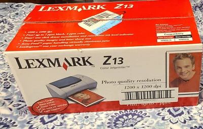 "Lexmark Z13" Brand New Open Box Inkjet Digital Photo Printer Color Jetprinter - Image 1 of 4
