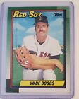 1990 Topps Baseball Trading Card #760 Wade Boggs (Hof), Boston Red Sox Mlb