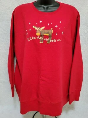 Just My Size Mujer Sudadera Camisa Top Talla 2X 18W/20W Multicolor Reno Foto 1 de 4