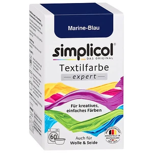 SIMPLICOL Textilfarbe EXPERT MARINE BLAU 150g Farbe auch für Wolle & Seide - Bild 1 von 2