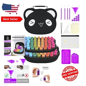 120 Slots Diamond Art Storage Kit: Convenient and Portable with Tools Included - Picture 1 of 10