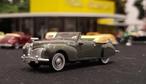 * 1/87 HO Scale * Oxford * 1941 Lincoln Continental * Pewter Grey * BOXED * - Picture 1 of 8