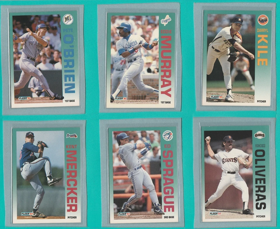 1992 Fleer Pete O'Brien Seattle Mariners #289 - Image 1 of 1