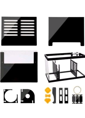 Kit de sumidero de acuario ajustable de 10 galones - Soporte de calcetín de doble filtro Foto 1 de 4