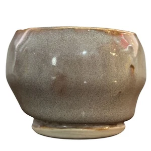 Tazón de baratija de cerámica de estudio hecho a mano Wabi Sabi aproximadamente 3" de ancho x 2" de alto - Imagen 1 de 6