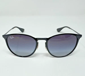Ray-Ban RB3539 002/8G Erika Sunglasses Black Frame Grey Gradient 54mm - Picture 1 of 8