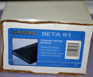Shure Beta 91 Grenzflächen-Nierenkondensator Kick Drum & Klaviermikrofon -- Neu - Bild 1 von 8