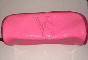 Victorias Secret Small Zipper Pouch Pink Makeup Bag - Picture 1 of 24