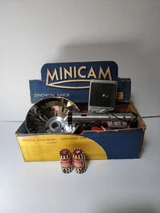 Vintage MINICAM SYNCHRON Flash Equipment with Original Box from 1950s Japan - Picture 1 of 1