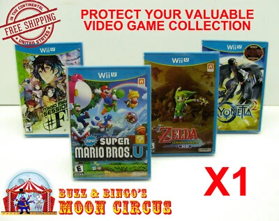 1X JUEGO NINTENDO WII U CIB - CAJA PROTECTORA DE PLÁSTICO TRANSPARENTE FUNDA PROTECTORA Foto 1 de 4