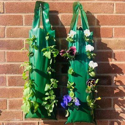 Hanging Strawberry Growbag Planter Pouch Bags - Pack of 3 - Image 1 of 4