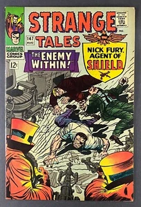 Strange Tales (1951) #147 en muy buen estado (8.0) s.h.i.e.l.d. Nick Fury Don Heck primera aplicación A.I.M - Imagen 1 de 2