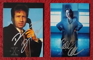 The X-Files David Duchovny & Gillian Anderson autograph trading cards - Picture 1 of 4