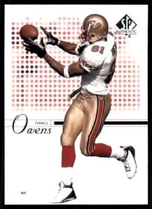 2002 SP Authentic Terrell Owens San Francisco 49ers #34