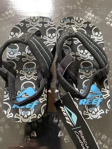 Reef Ahi Sandal Kids Sz 3/4 - Picture 1 of 4