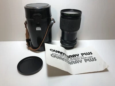 Quantaray Plus 38-95mm Macro Zoom Lens f/3.5 - f22 for Minolta SRT Japan - Image 1 of 4