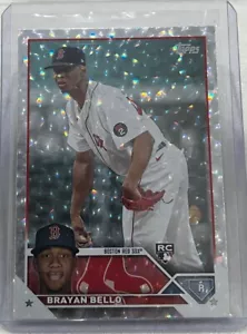 Brayan Bello 2023 Topps Series 1 RC Silver Patterned Baseball card #185 Red Sox - Bild 1 von 2