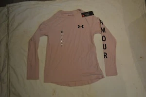 NUEVA Camiseta Under Armour UA Gráfica Manga Larga para Damas ROSA TALLA SM S - Imagen 1 de 2