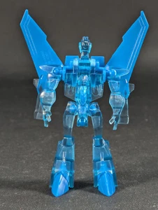 Transformers Animated EZ Collection Thundercracker Clear Blue completo Takara - Imagen 1 de 5