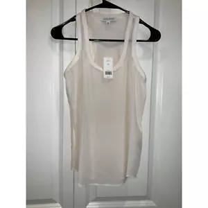 Banana Republic NEW Ivory Classic 100% Silk Tank top size XS - Picture 1 of 3