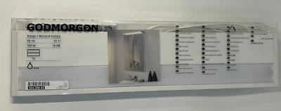 Светодиодный шкаф IKEA GODMORGON белый 23,5 дюйма 304.308.43 НОВЫЙ - Изображение 1 из 4