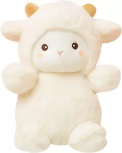 Little Sheep Plushie Lamb Stuffed Animal Plush Toy Birthday Gift for Kids 10Inch - Picture 1 of 6