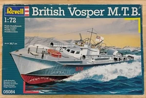 Revell British Vosper M.T.B. Plastic Model Ship Kit # 05084 1/72 scale - Picture 1 of 1