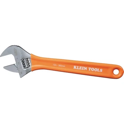 O50712 Adjustable Wrench, Extra-Capacity Jaw, Forged Heat-Treated Alloy Steel... - Image 1 of 4