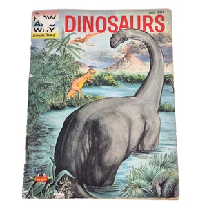Vintage The How and Why Wonder Book of Dinosaurs Book 1960 Illustration - Picture 1 of 19