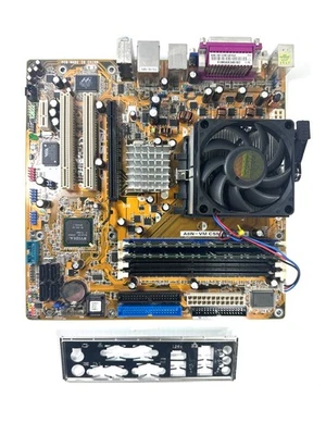 ASUS A8N-VM CSM Motherboard Athlon 64 3700 & 1GB RAM Socket 939 - POSTs - Bild 1 von 4