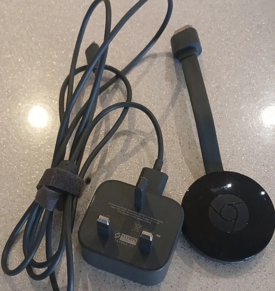 Google Chromecast (2nd Generation) Media Streamer - Black - Image 1 of 1
