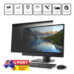 24 Inch Screen Protector Privacy Filter Anti-Blue Light Anti-Glare Anti-Scratch - Picture 1 of 11