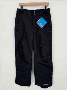 NEW Eddie Bauer Omni-Tech Ski Pants Mens Small Black Insulated Waterproof Snow - Picture 1 of 13