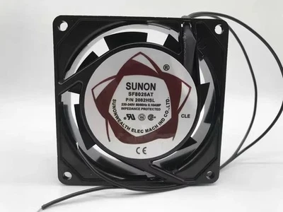 SUNON SF8025AT P/N2082HSL 8025 220-240V 0.10A Fan NEW - Image 1 of 2